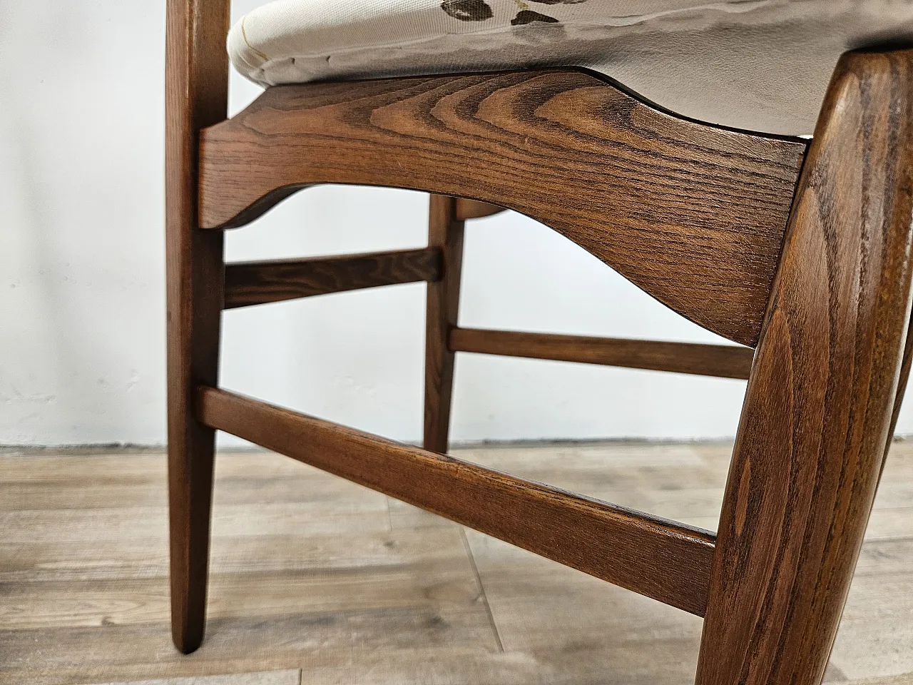 Chairs for dining room teak Scandinavian, 70s 16