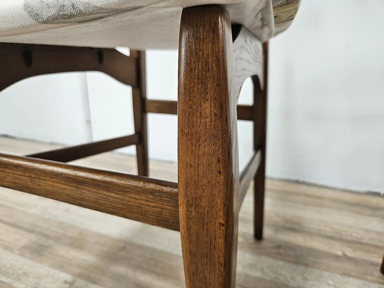 Chairs for dining room teak Scandinavian, 70s 17