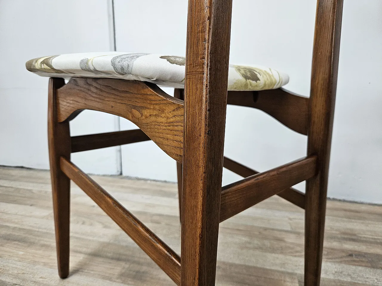 Chairs for dining room teak Scandinavian, 70s 19