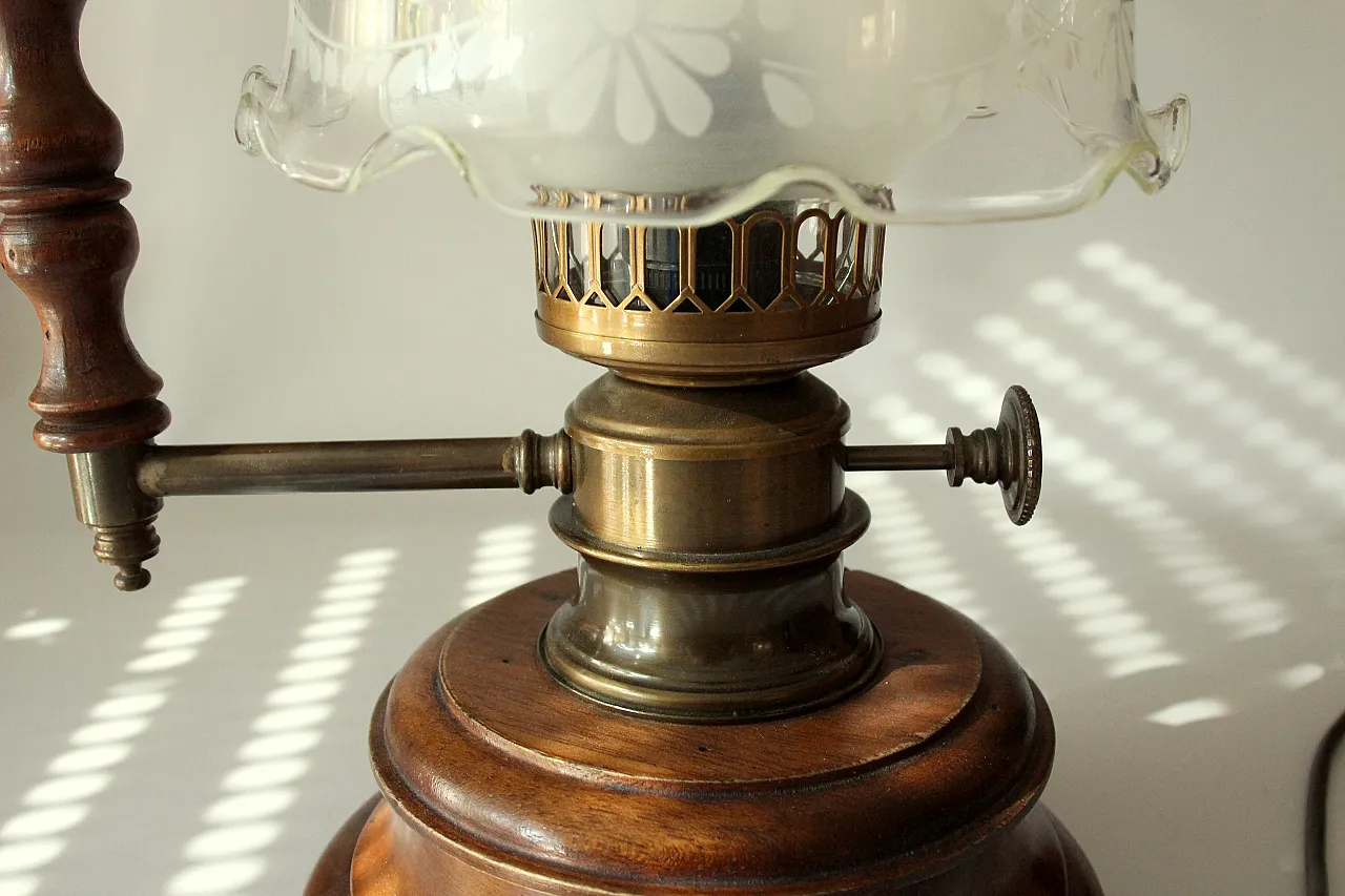 Lampada da tavolo in stile country house, anni '80 6