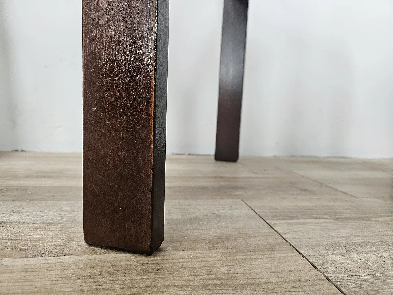 4 chairs for dining room in beech and space age fabric, 1970s 7