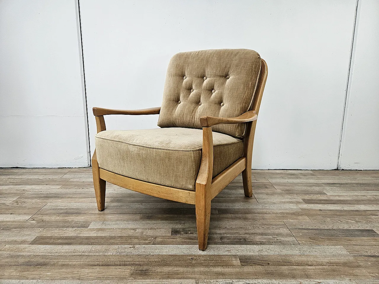 70s living room chair in beech 5