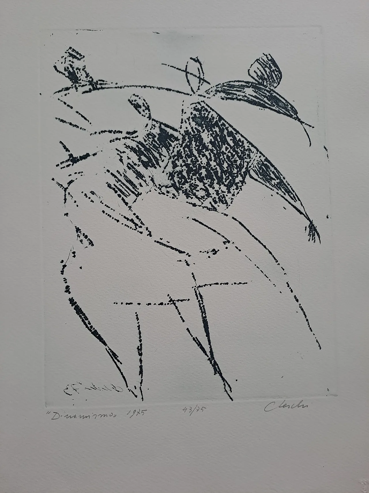 10 Acqueforti d'artista, numerate, '900 4