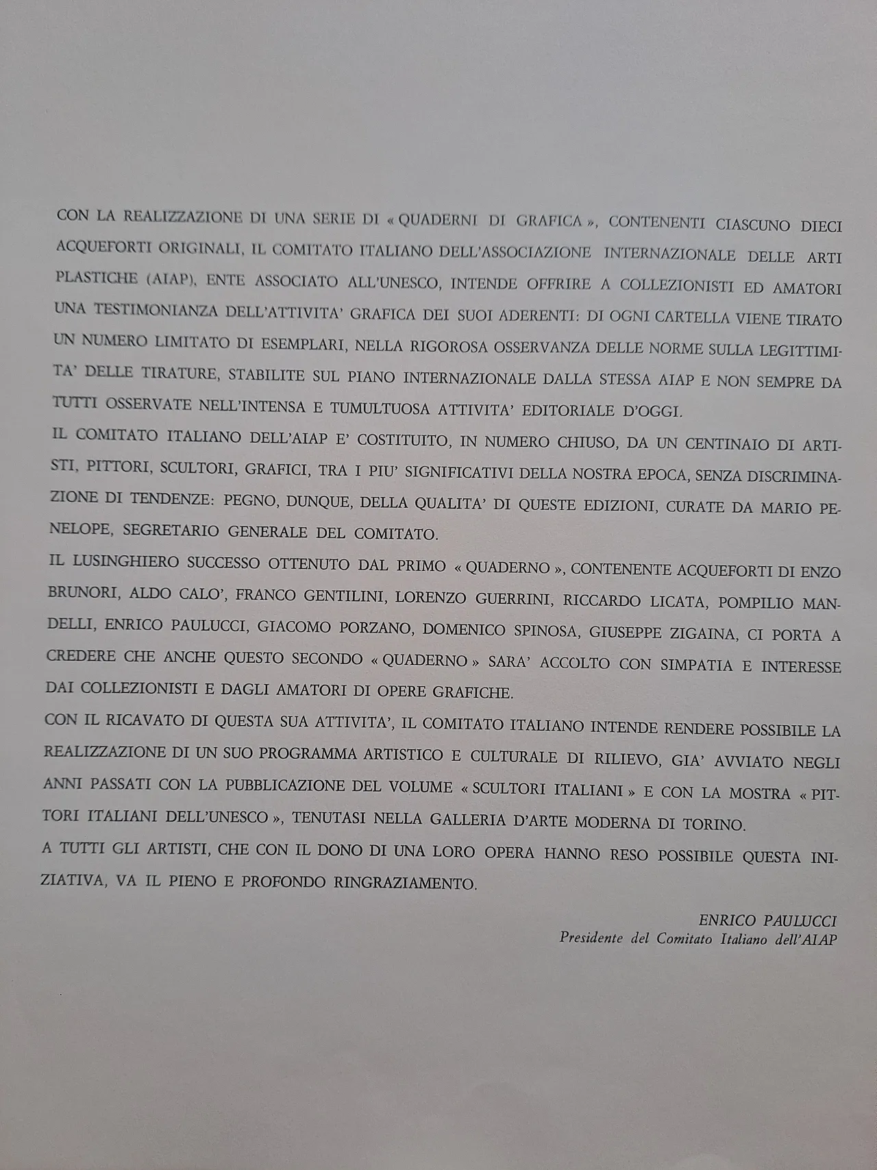 10 Acqueforti d'artista, numerate, '900 12