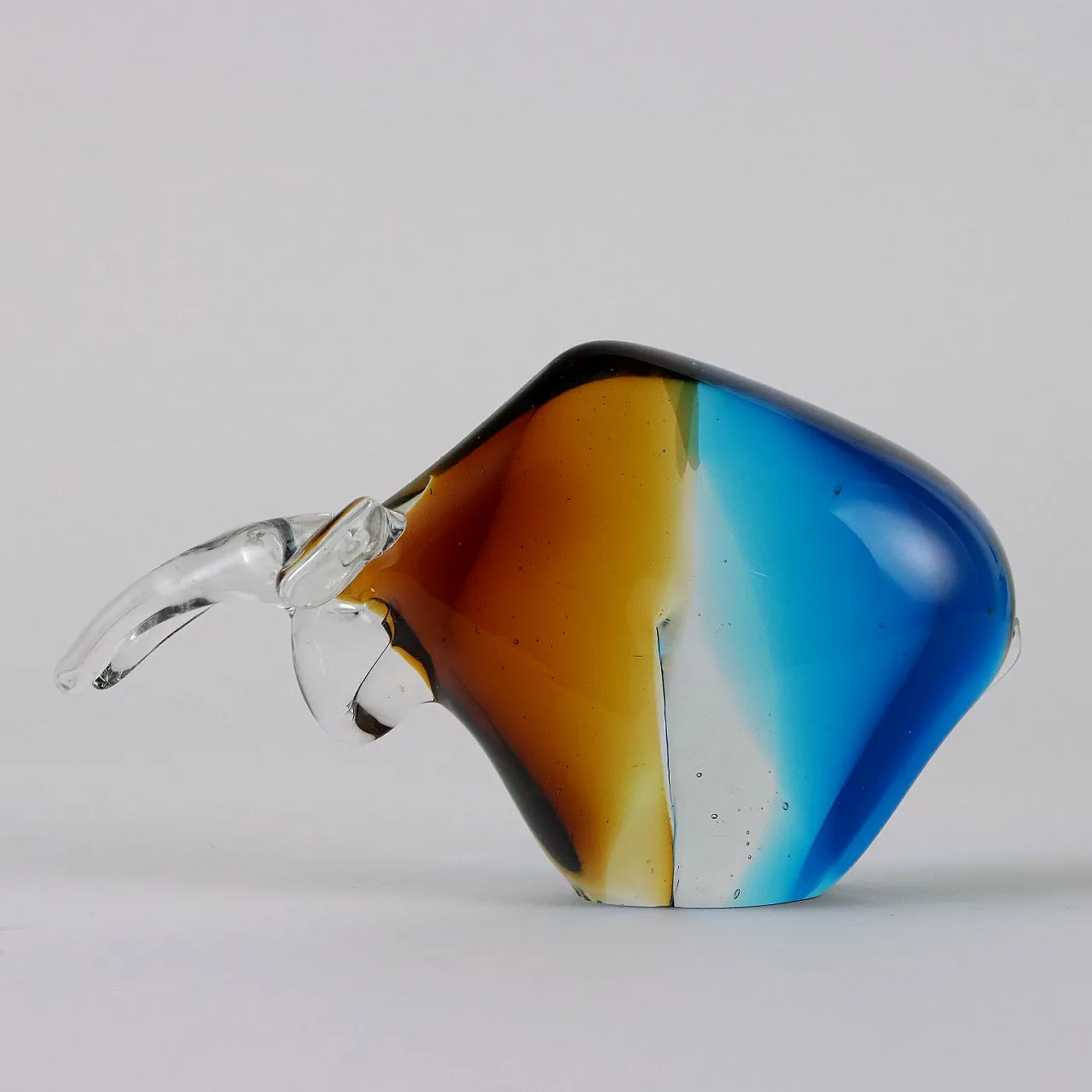 Coppia di sculture in vetro di Murano, anni '60 4