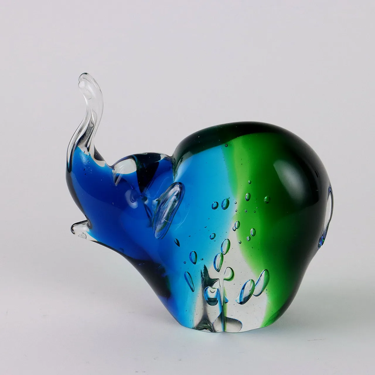 Coppia di sculture in vetro di Murano, anni '60 7