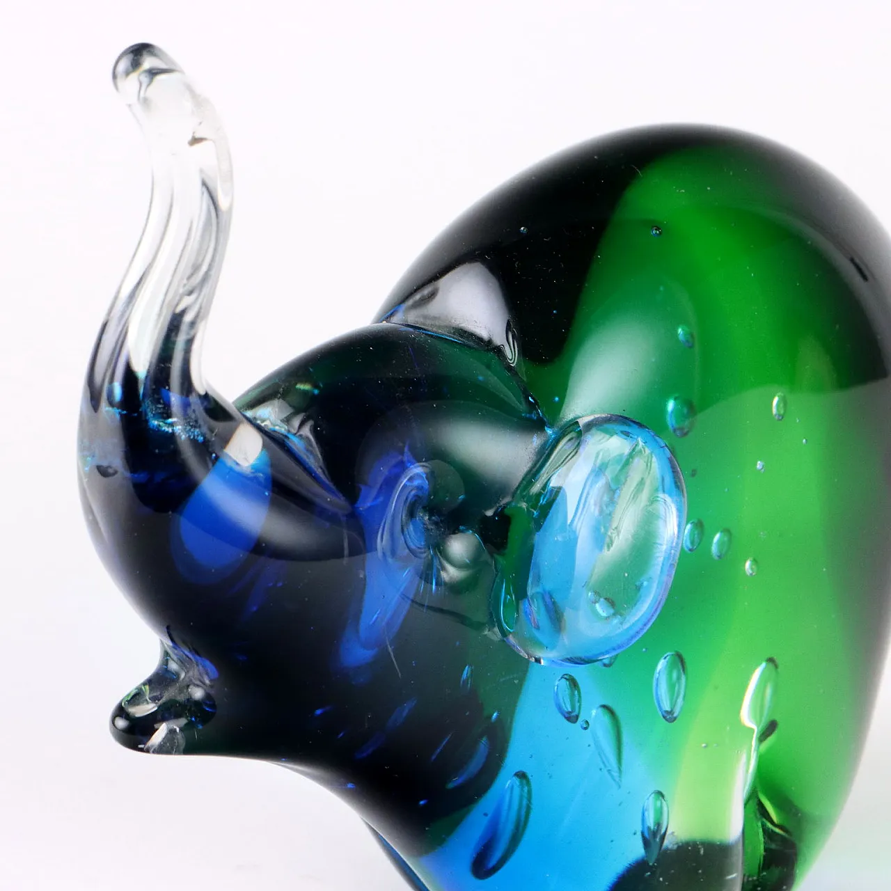 Coppia di sculture in vetro di Murano, anni '60 8