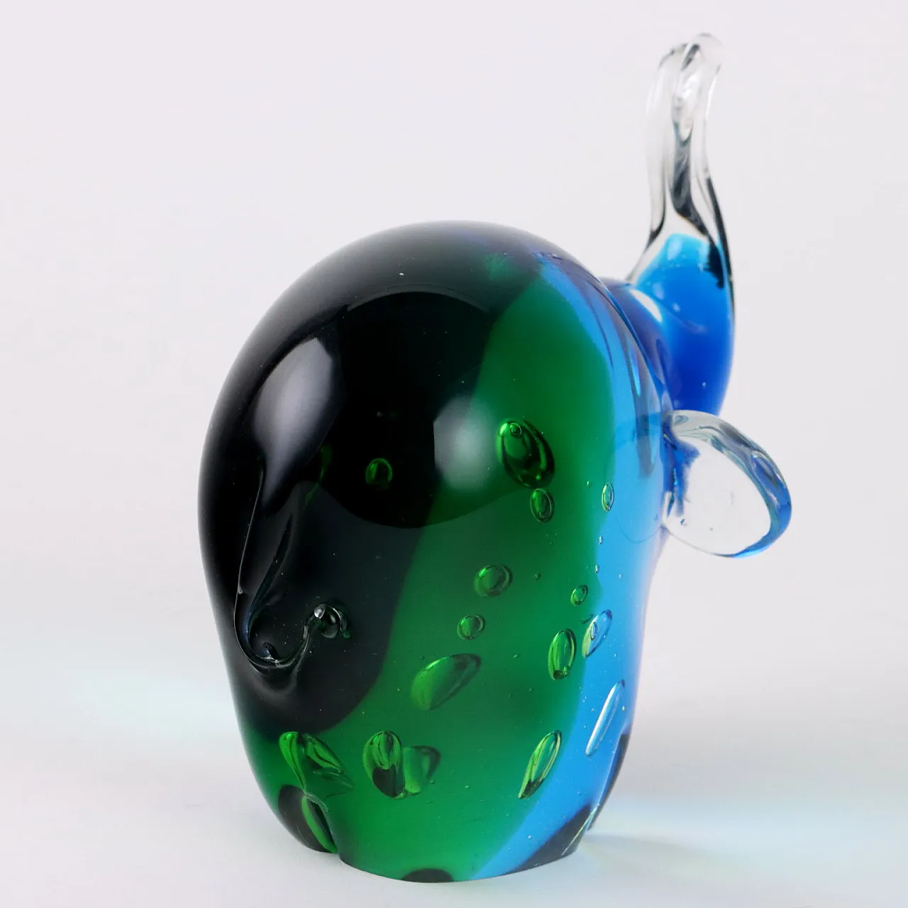 Coppia di sculture in vetro di Murano, anni '60 9