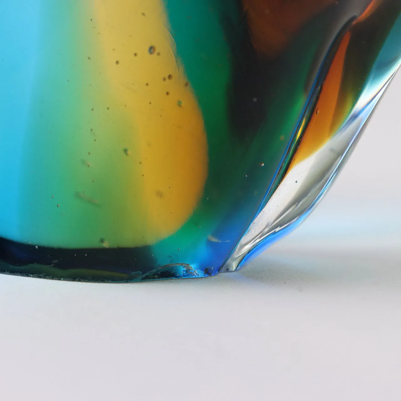 Coppia di sculture in vetro di Murano, anni '60 10