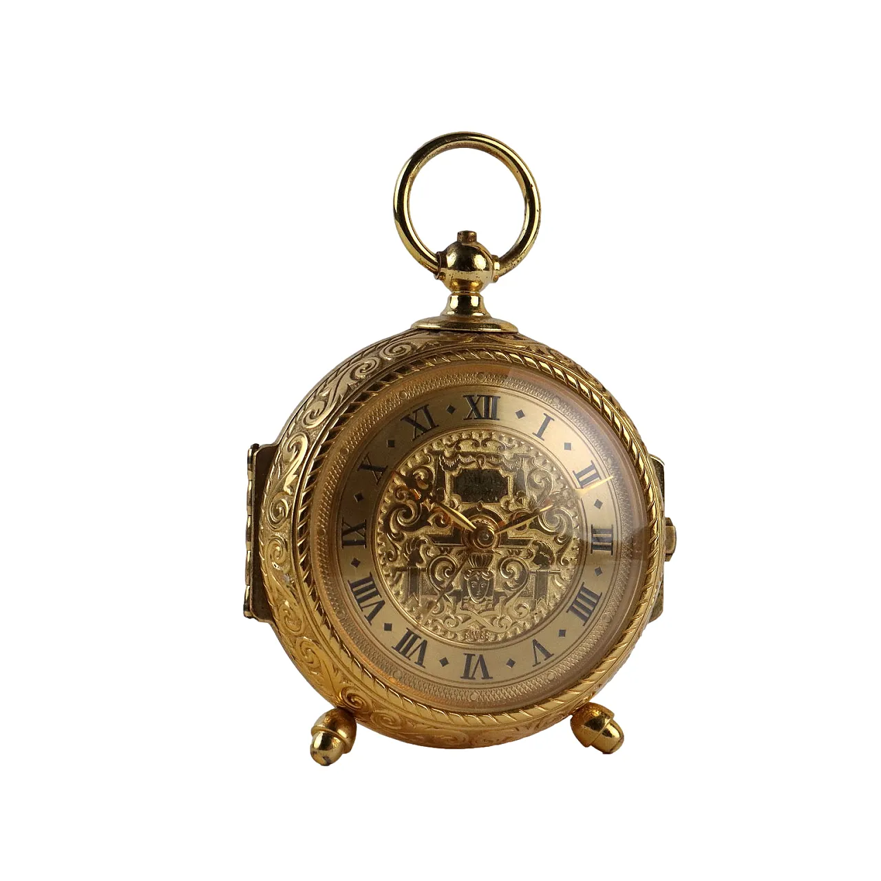 Imhof Trianon 15 Jewels Table Alarm Clock, 19th century 1