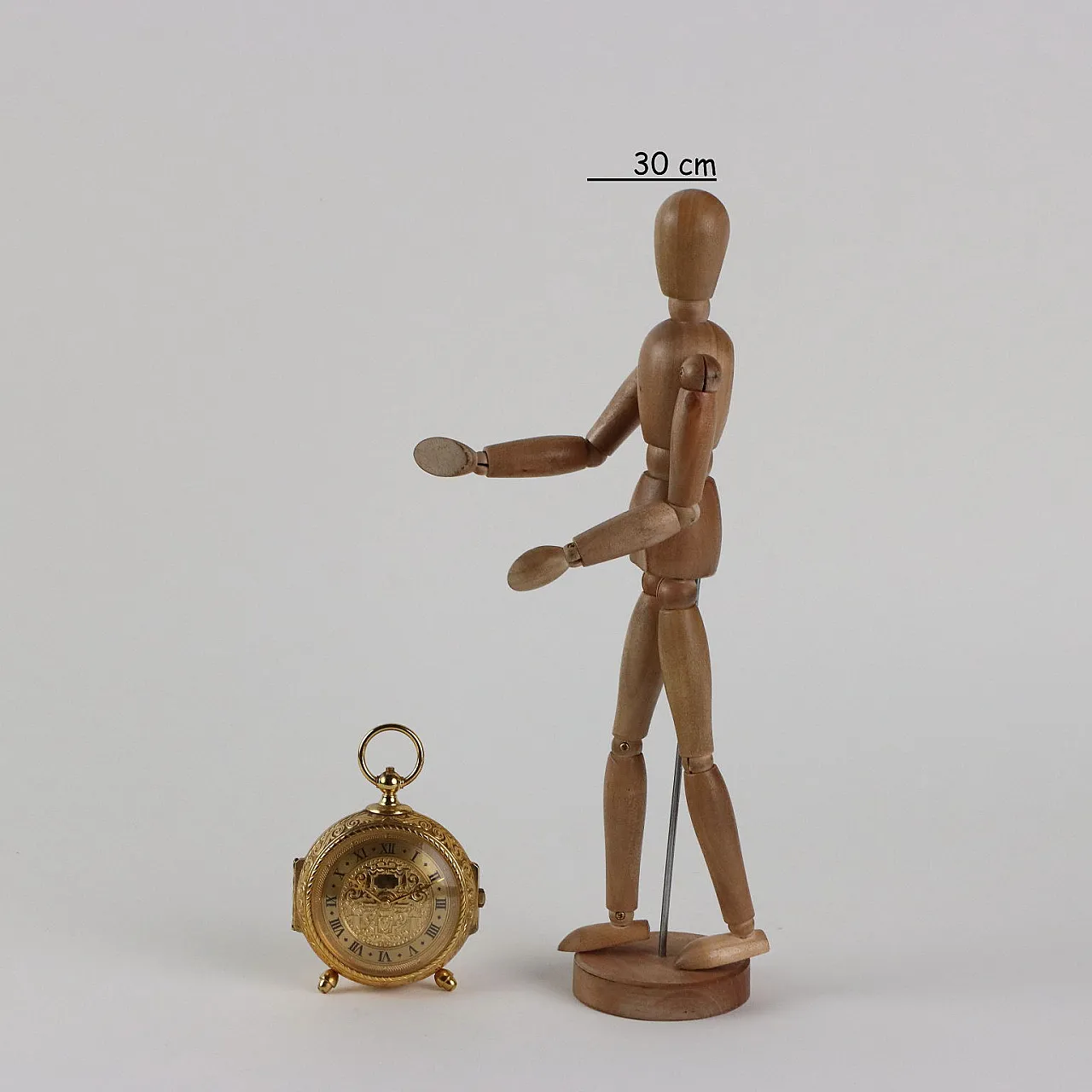 Imhof Trianon 15 Jewels Table Alarm Clock, 19th century 2