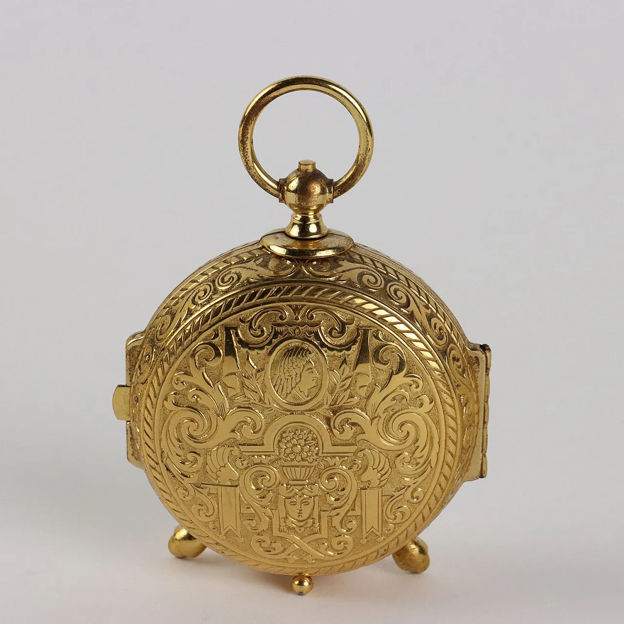 Imhof Trianon 15 Jewels Table Alarm Clock, 19th century 7