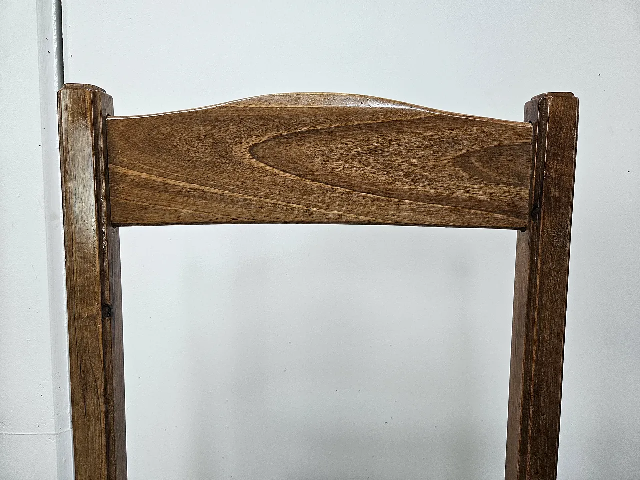 6 Dining room chairs in beech with geometric seat, 1950s 7