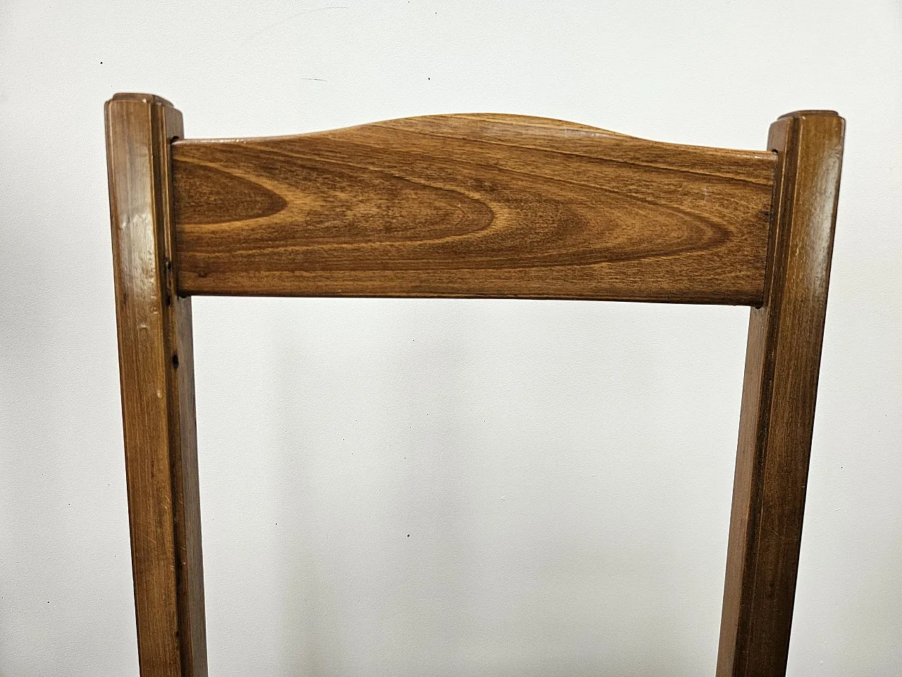 6 Dining room chairs in beech with geometric seat, 1950s 11