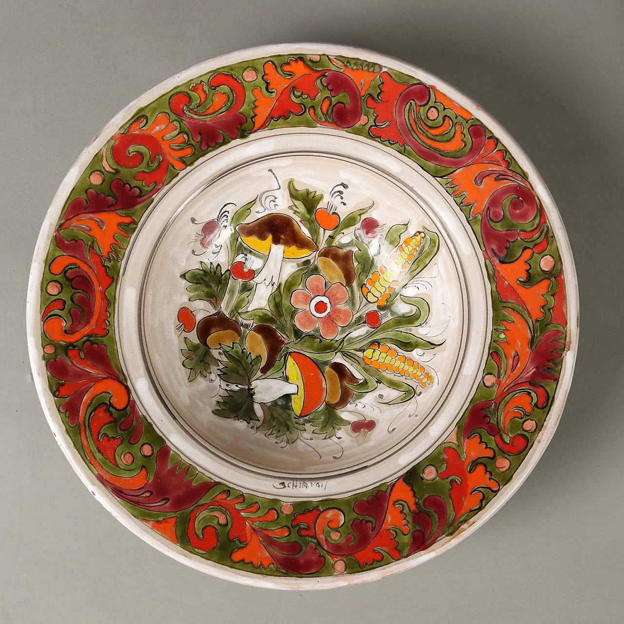 Group of Antique Bowls Man. Schiavon Ceramic Italy XX Century 3