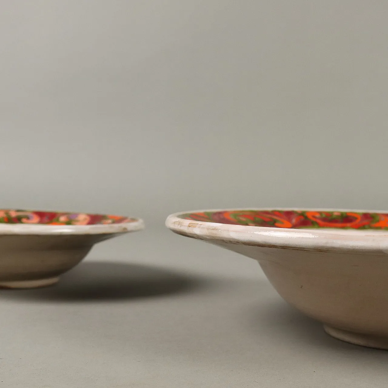 Group of Antique Bowls Man. Schiavon Ceramic Italy XX Century 8