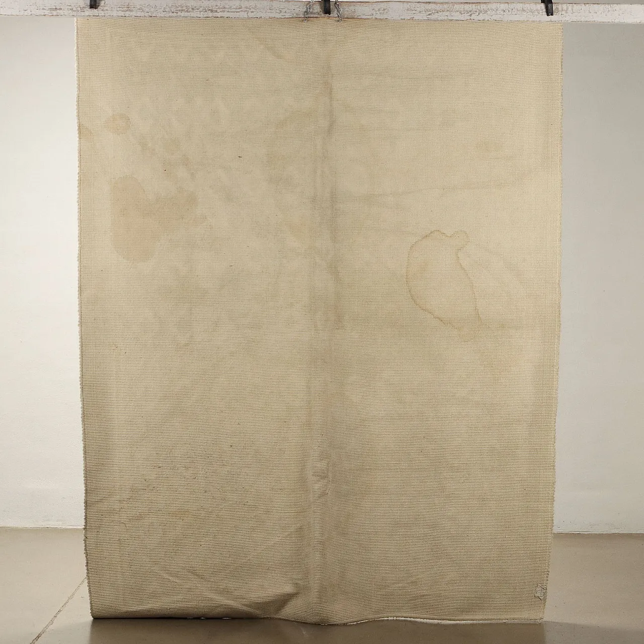 Tappeto Sardo a nodo grosso in lana beige 6