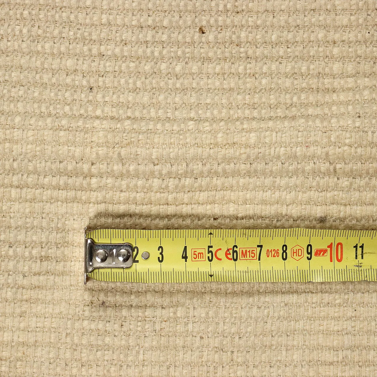 Tappeto Sardo a nodo grosso in lana beige 10