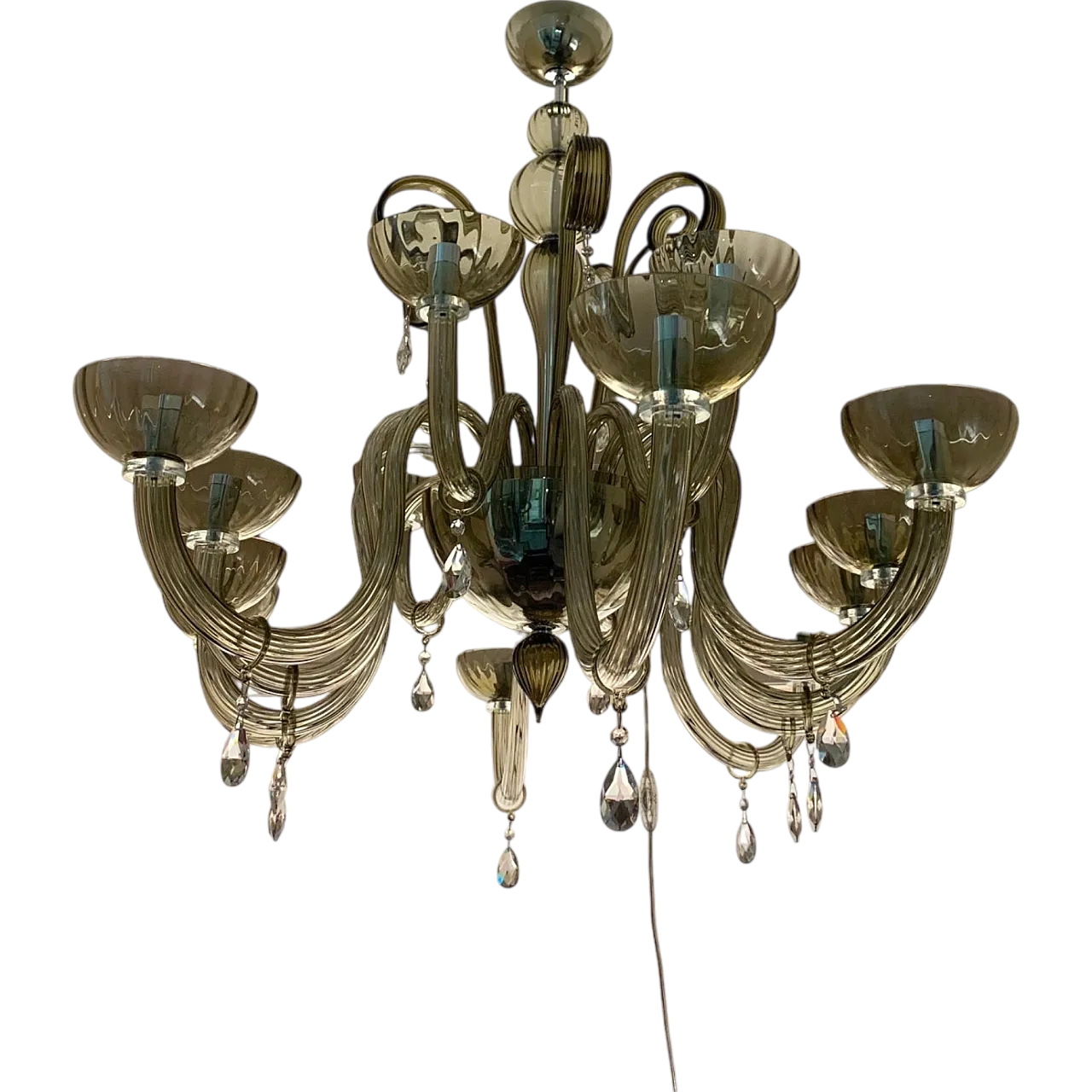 Chandelier by Gino Cenedese for Venier, 90s 9