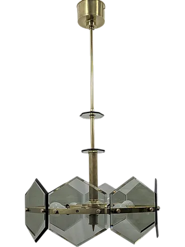 Chandelier by Gino Paroldo for Fontana Arte, 1960s