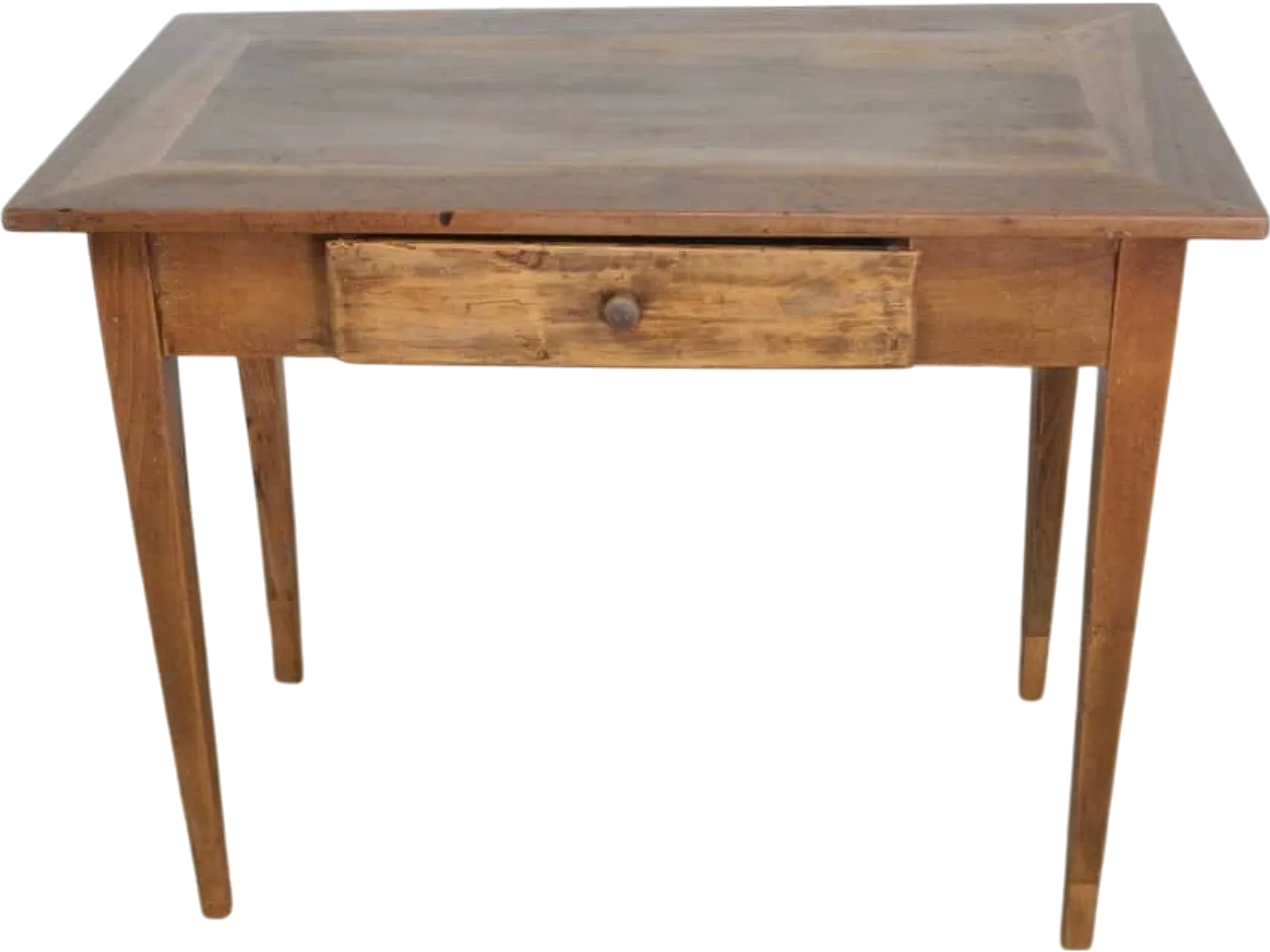 Walnut table with drawer, 1950s 10