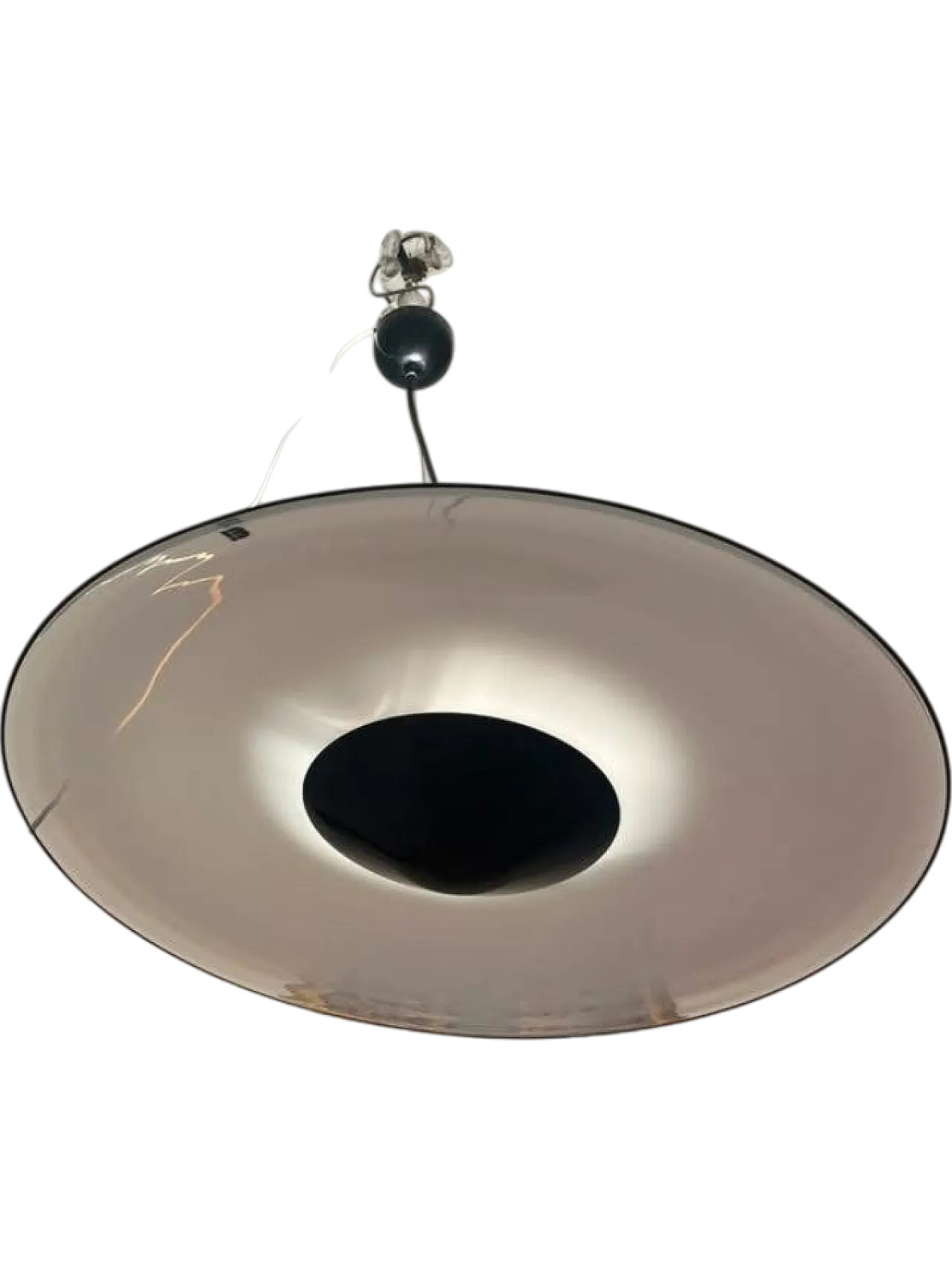 Lampadario itre di Mauro Marzollo, anni '70 8