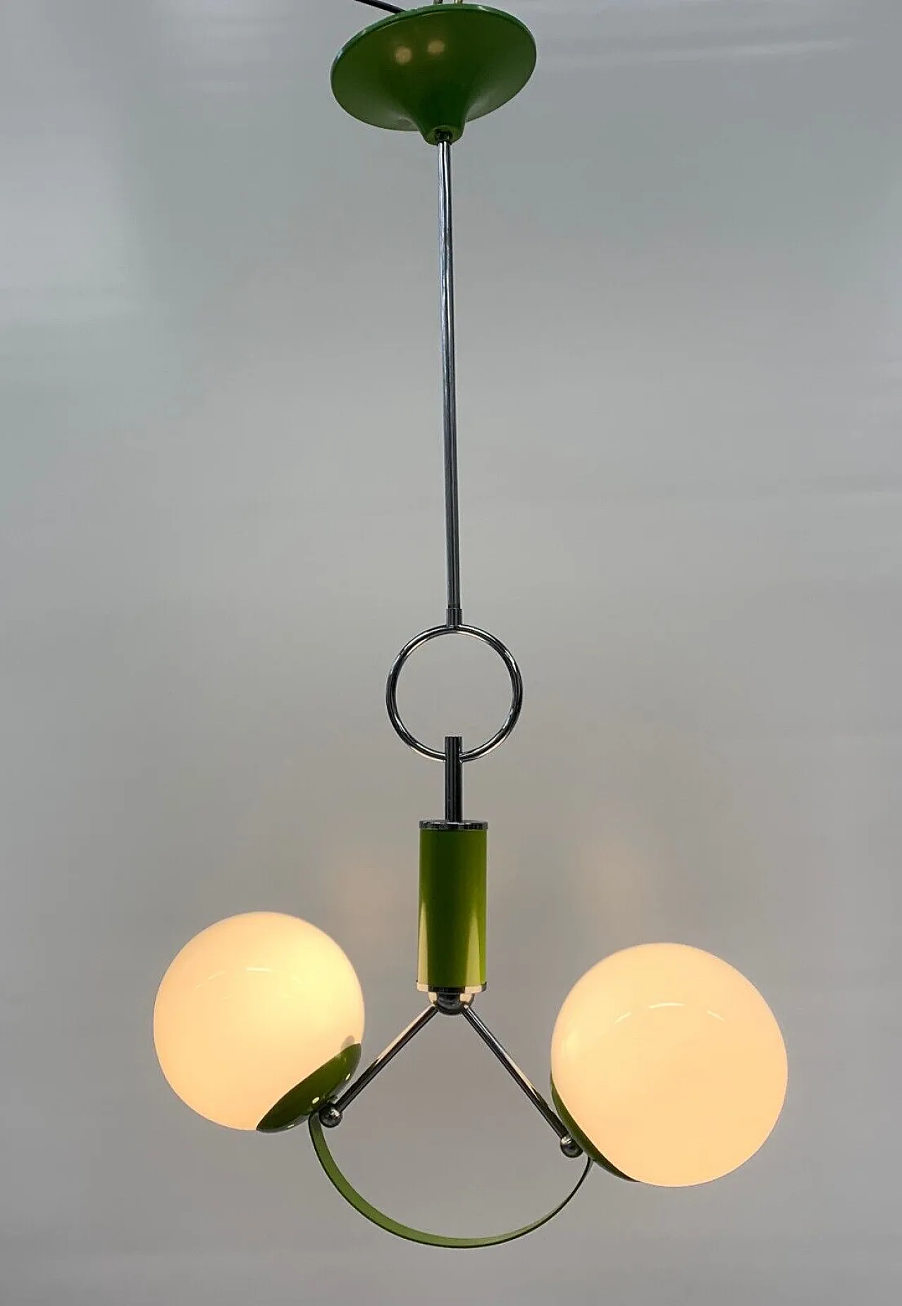 Lampadario a sospensione attribuito a Stilnovo, anni '70 1