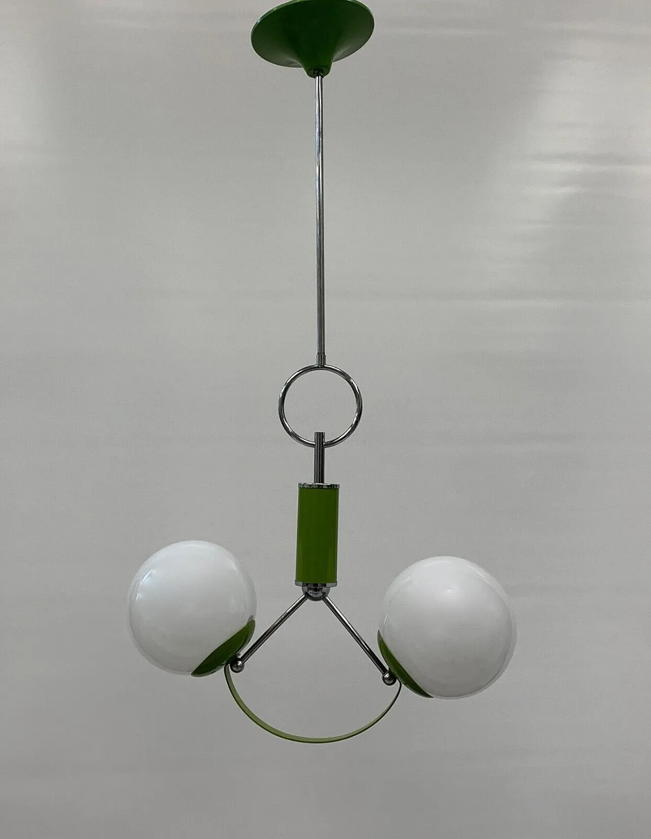 Lampadario a sospensione attribuito a Stilnovo, anni '70 3