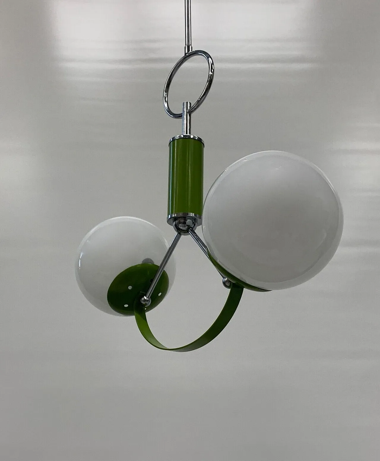 Lampadario a sospensione attribuito a Stilnovo, anni '70 4
