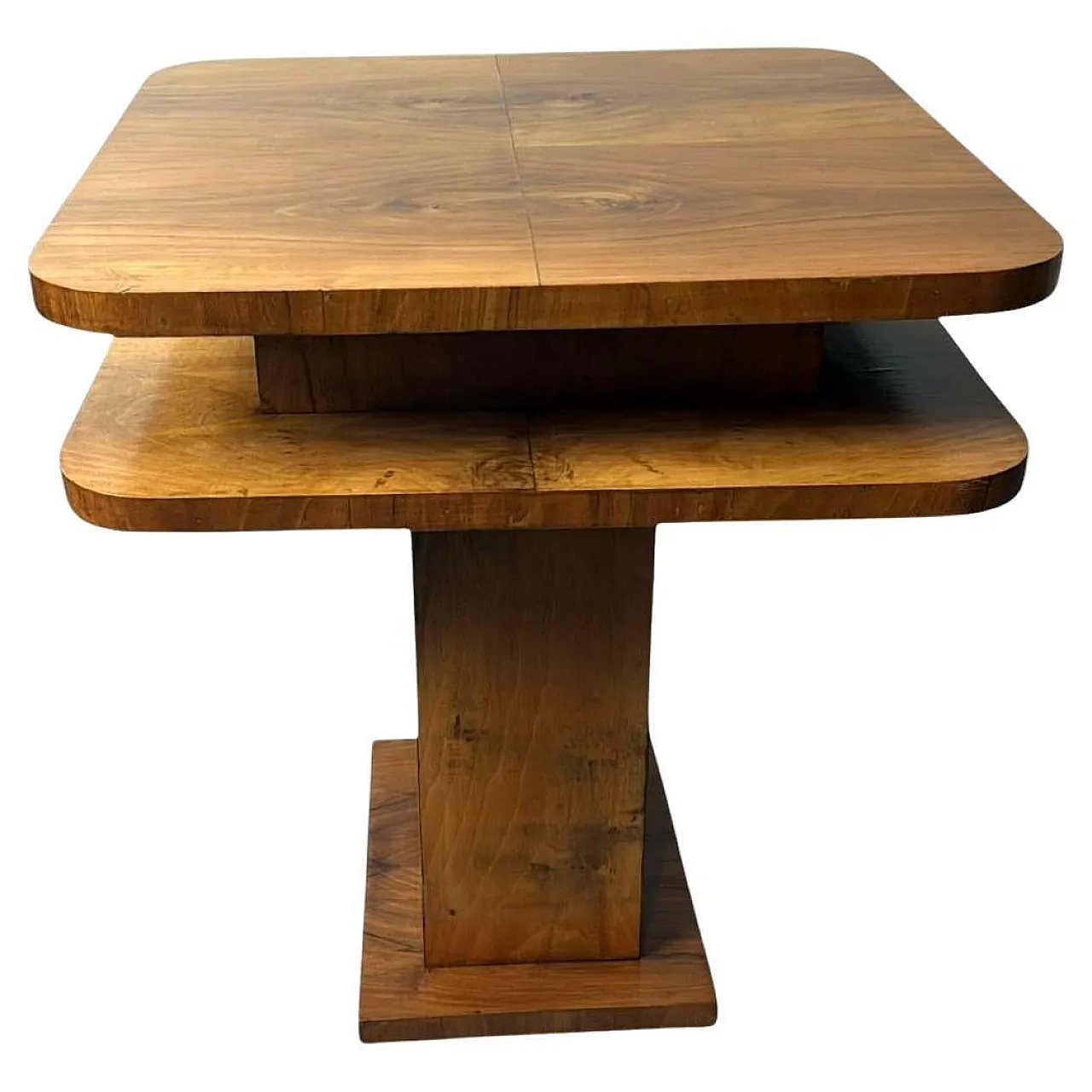 French Art Deco Square Occasional Table, 1930s 1