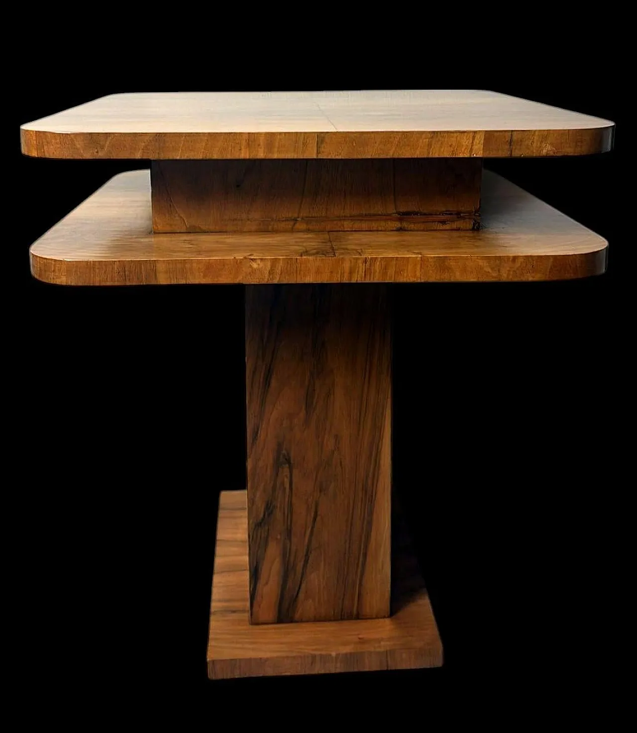 French Art Deco Square Occasional Table, 1930s 4