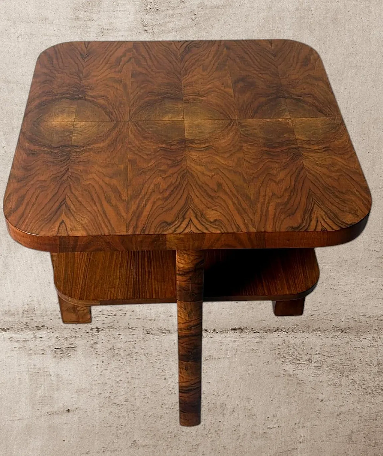 French Art Deco square tea/coffee table, 1930s 5