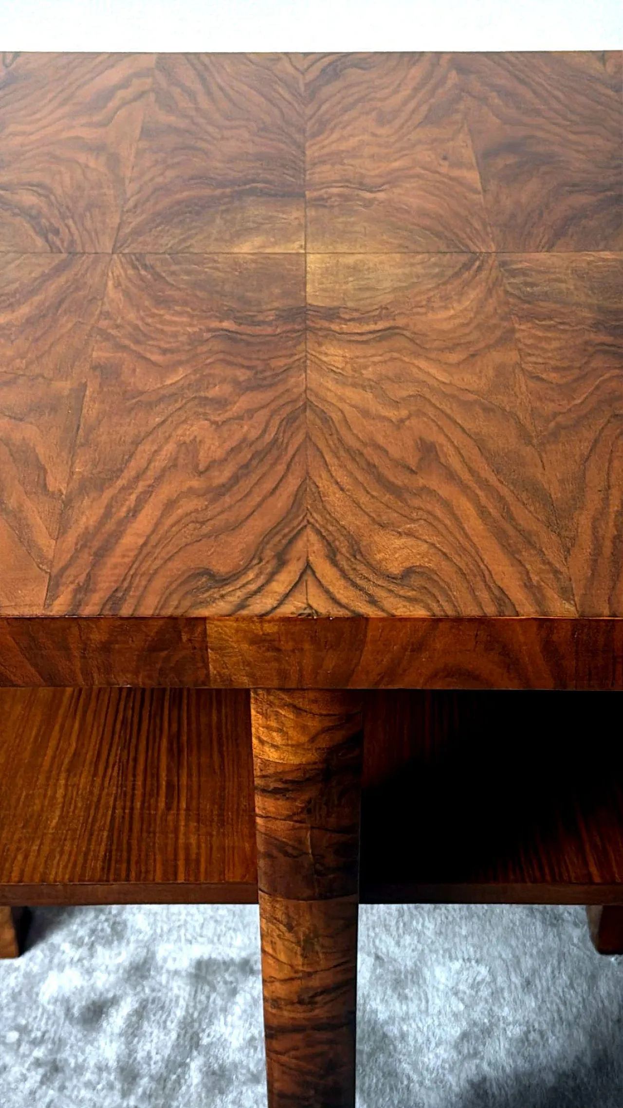 French Art Deco square tea/coffee table, 1930s 8