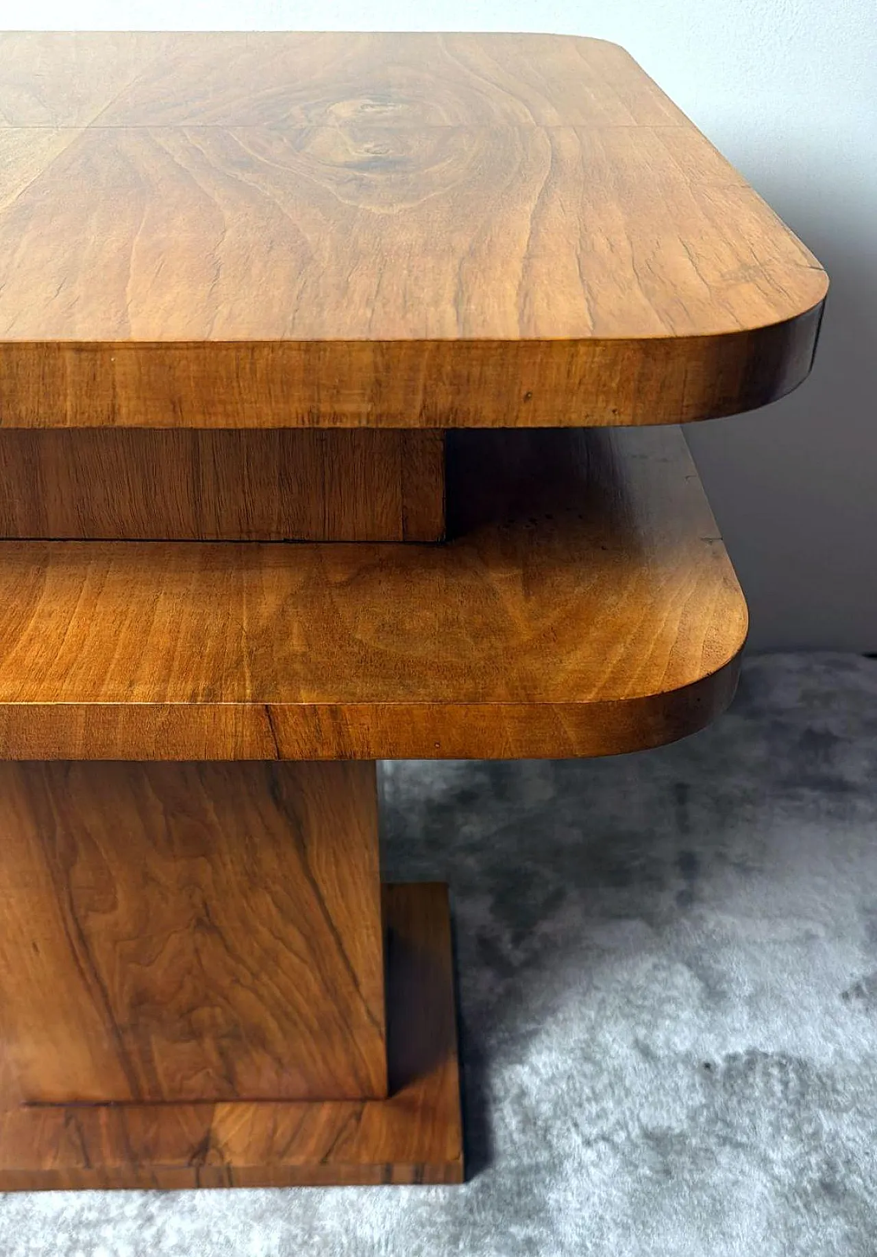 French Art Deco Square Occasional Table, 1930s 13