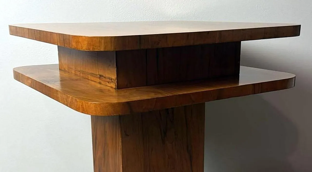 French Art Deco Square Occasional Table, 1930s 14