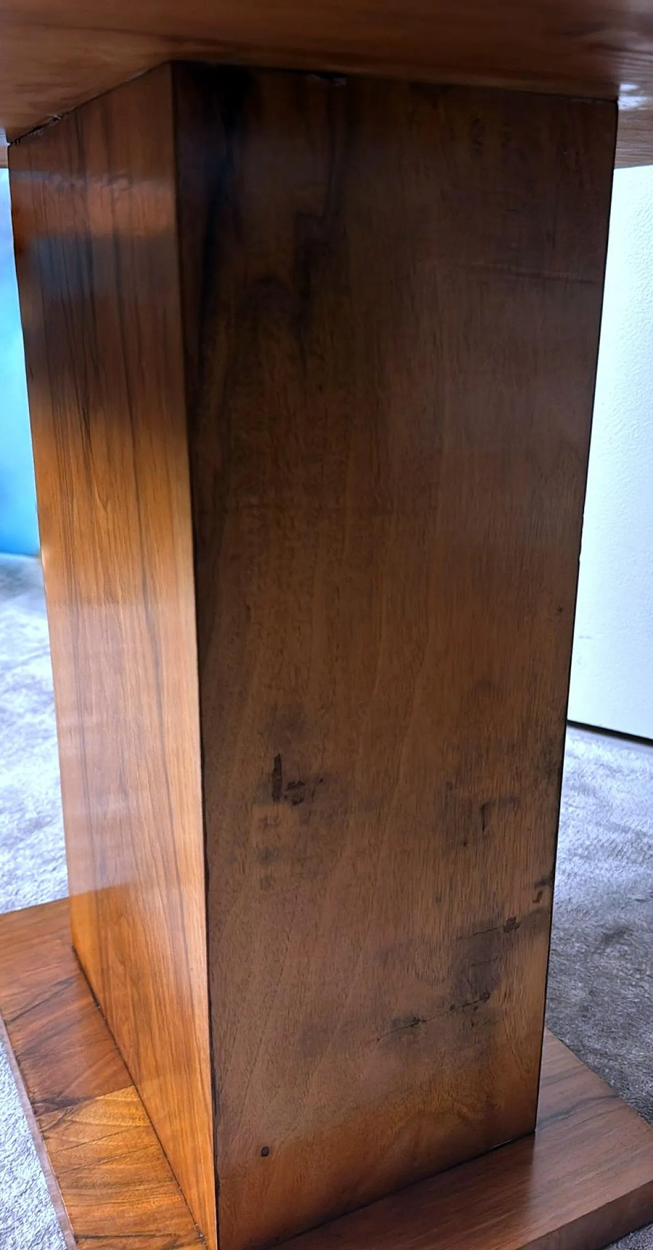 French Art Deco Square Occasional Table, 1930s 16