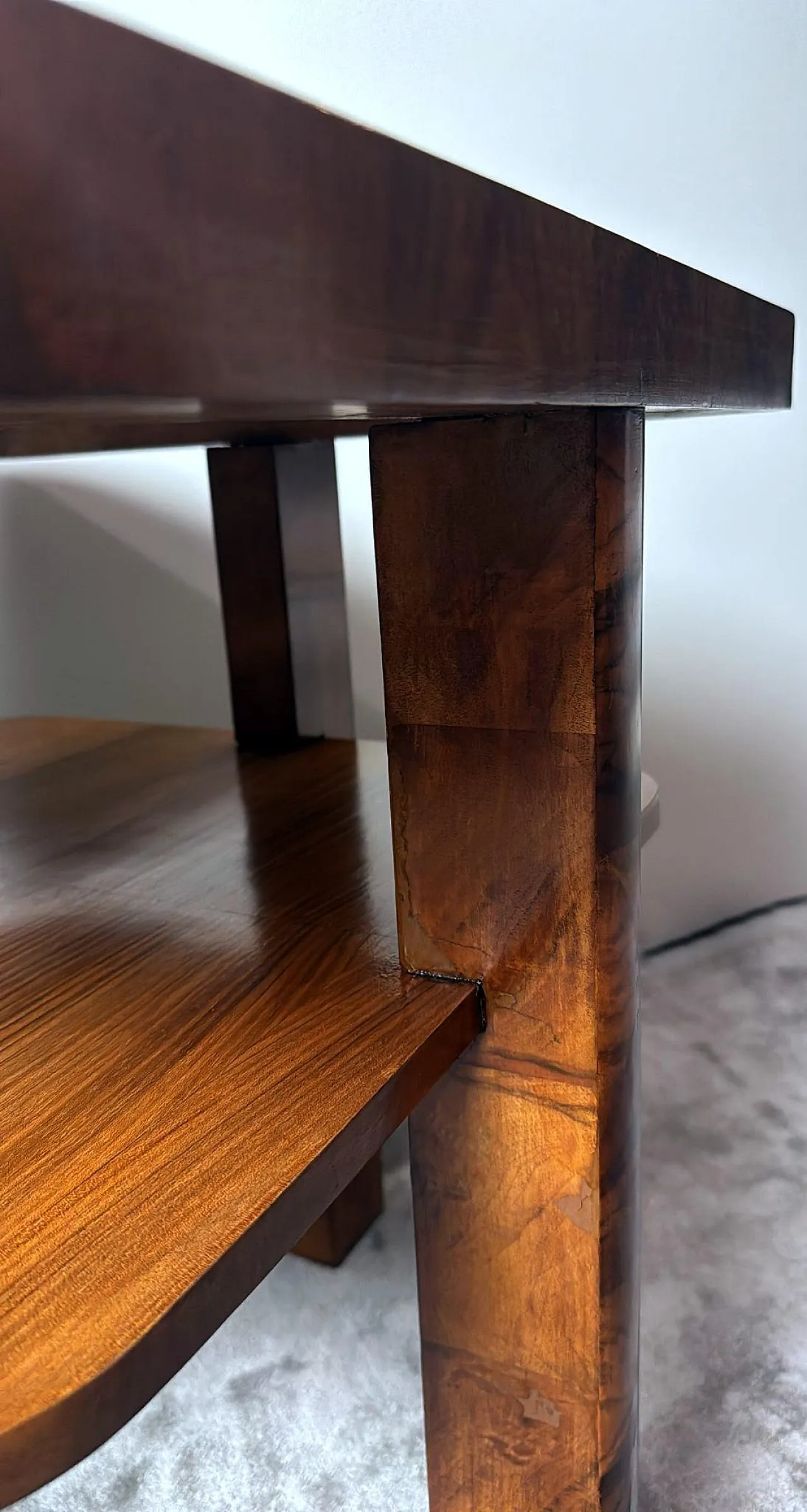 French Art Deco square tea/coffee table, 1930s 17