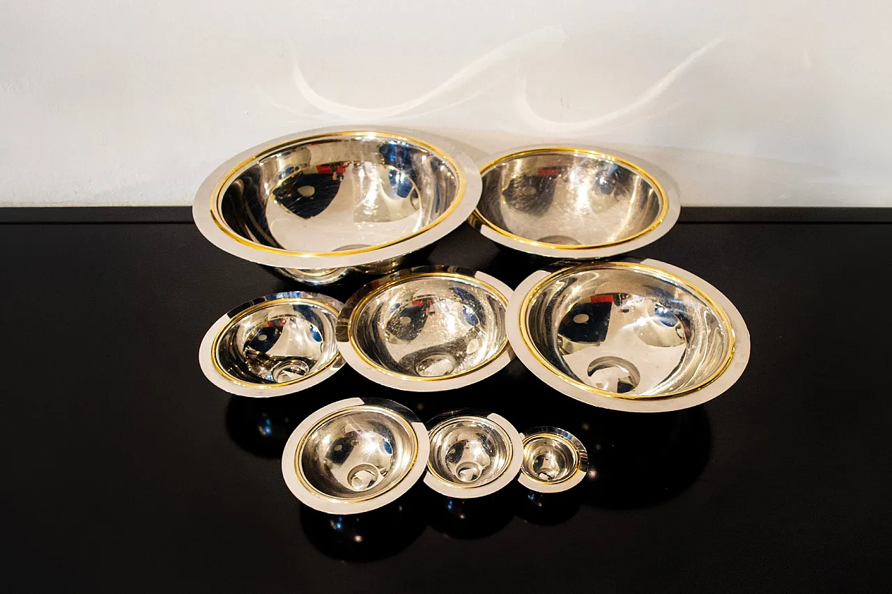 8 Scodelle Planetarium di Liliana Bonomi per Serafino Zani, anni '80 2