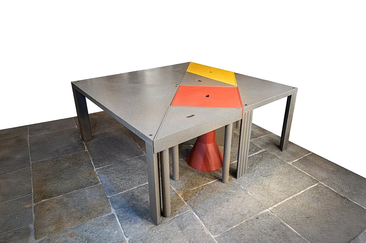 7 Tavoli Tangram di Massimo Morozzi per Cassina, anni '80 2