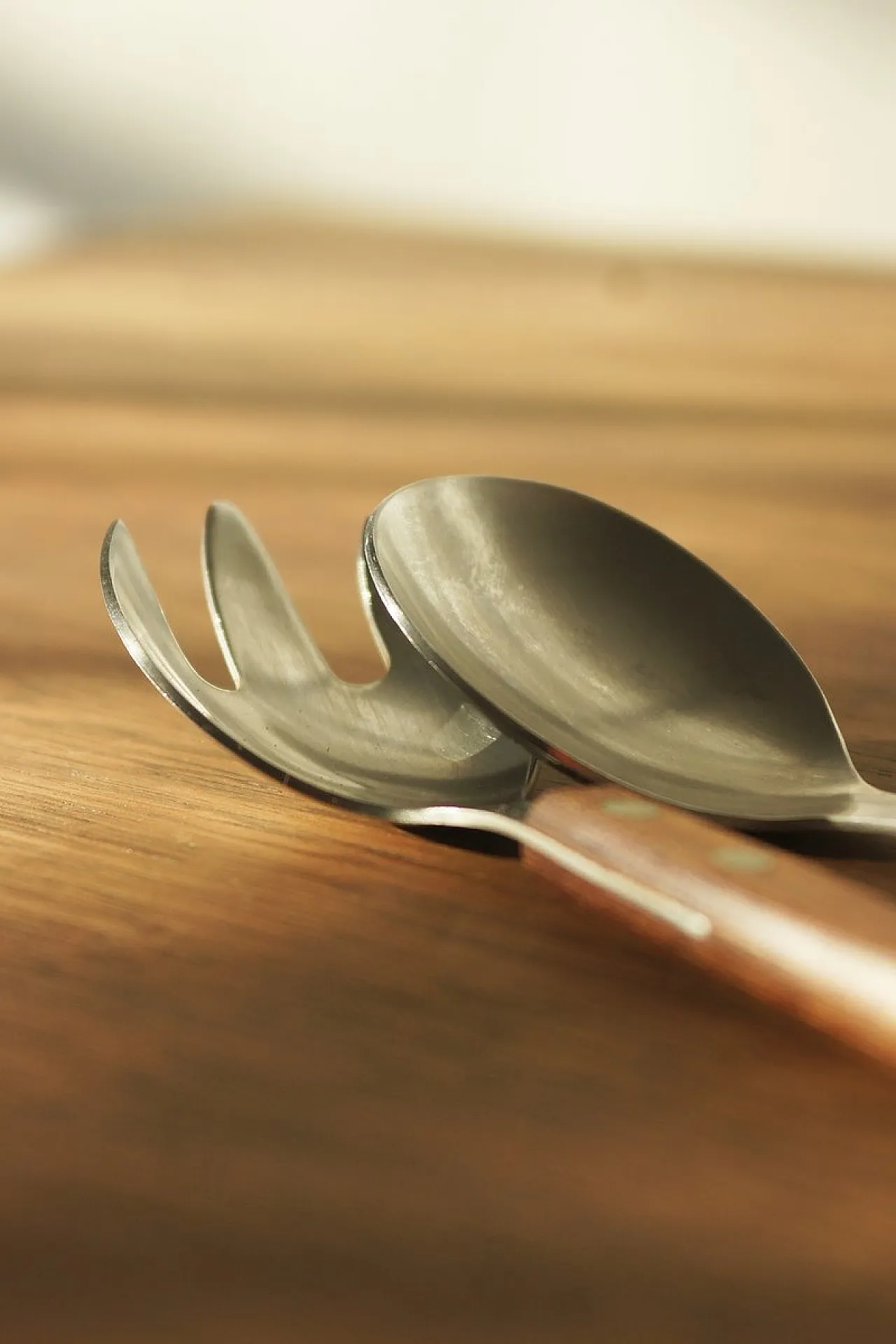 Coppia di cucchiai Mid-Century moderni, anni '60 5