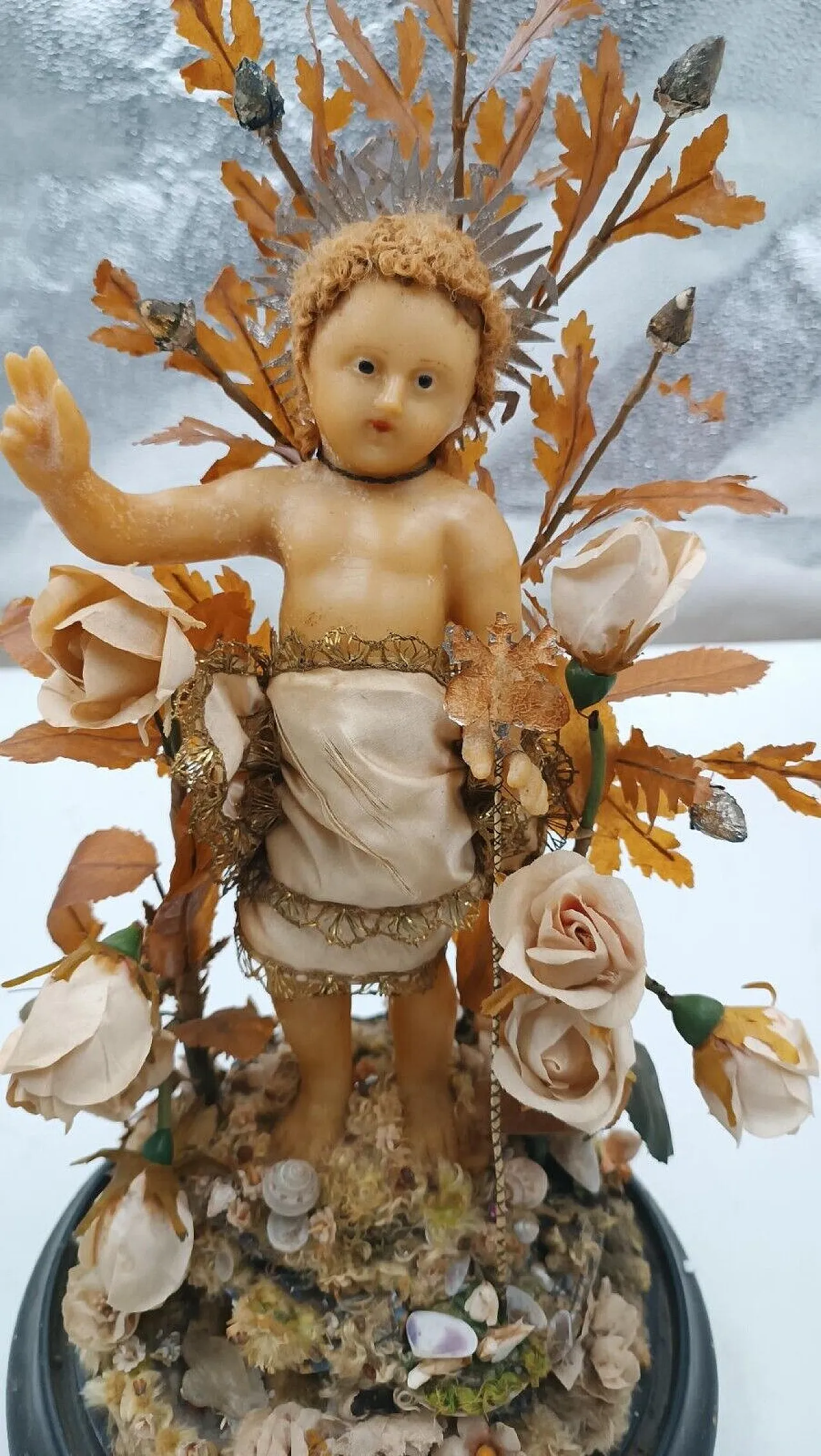 St. John the Child, wax sculpture, 19th century 3