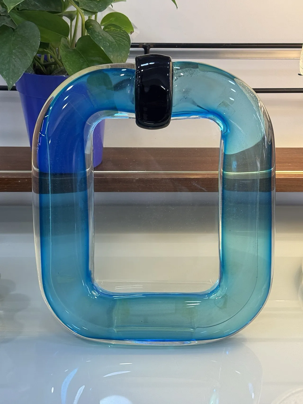 Murano glass frame by Marcello Furlan, 20th century 3