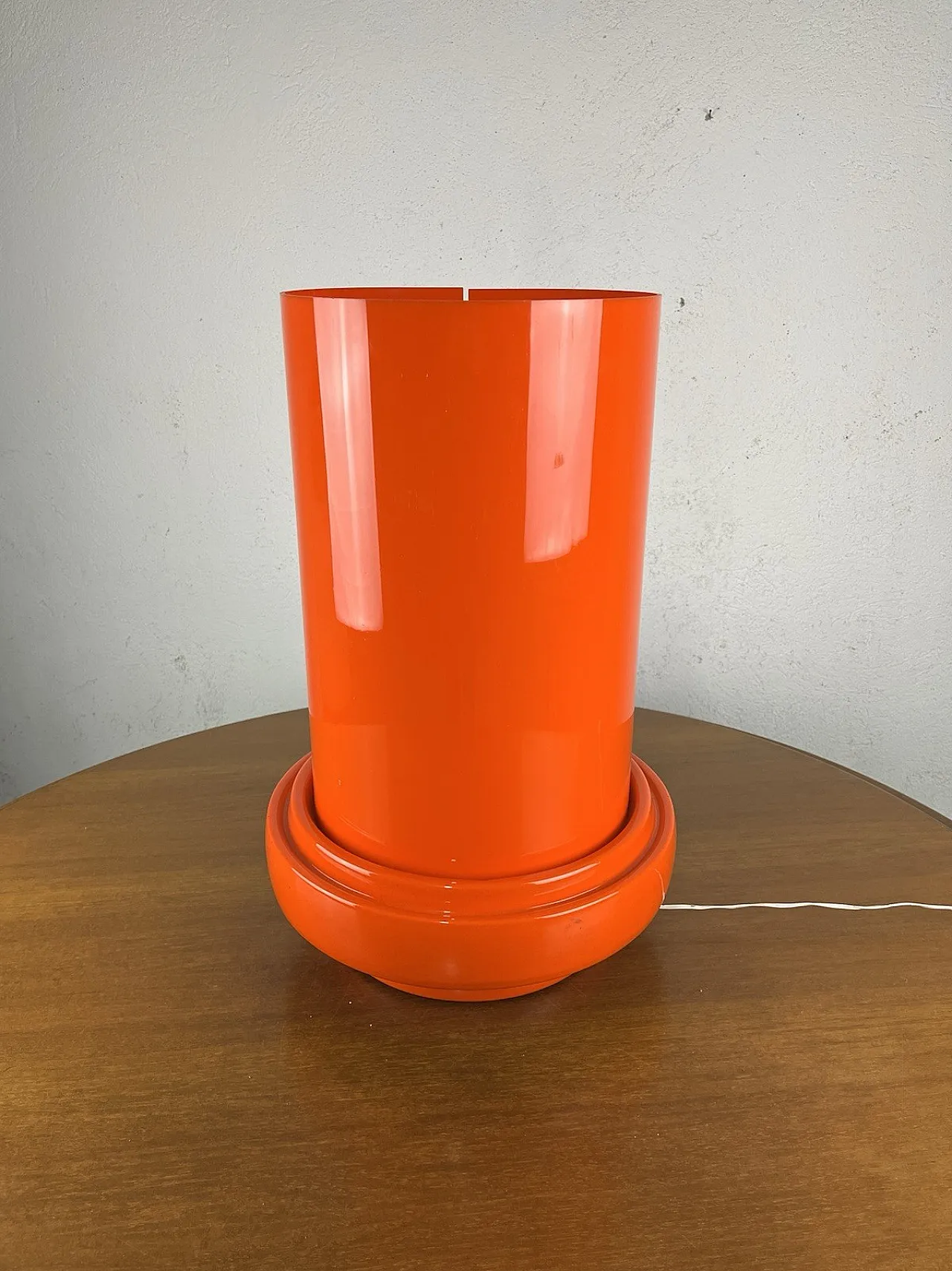 Plastic and ceramic glass table lamp, 1960s 7