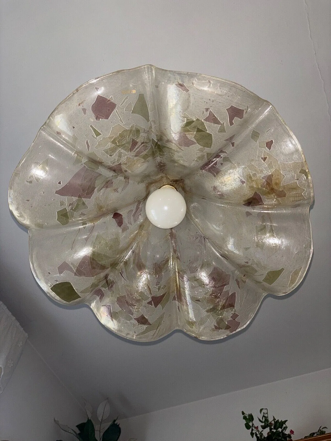 Lampadario in vetro di Murano La Murrina, anni '90 1