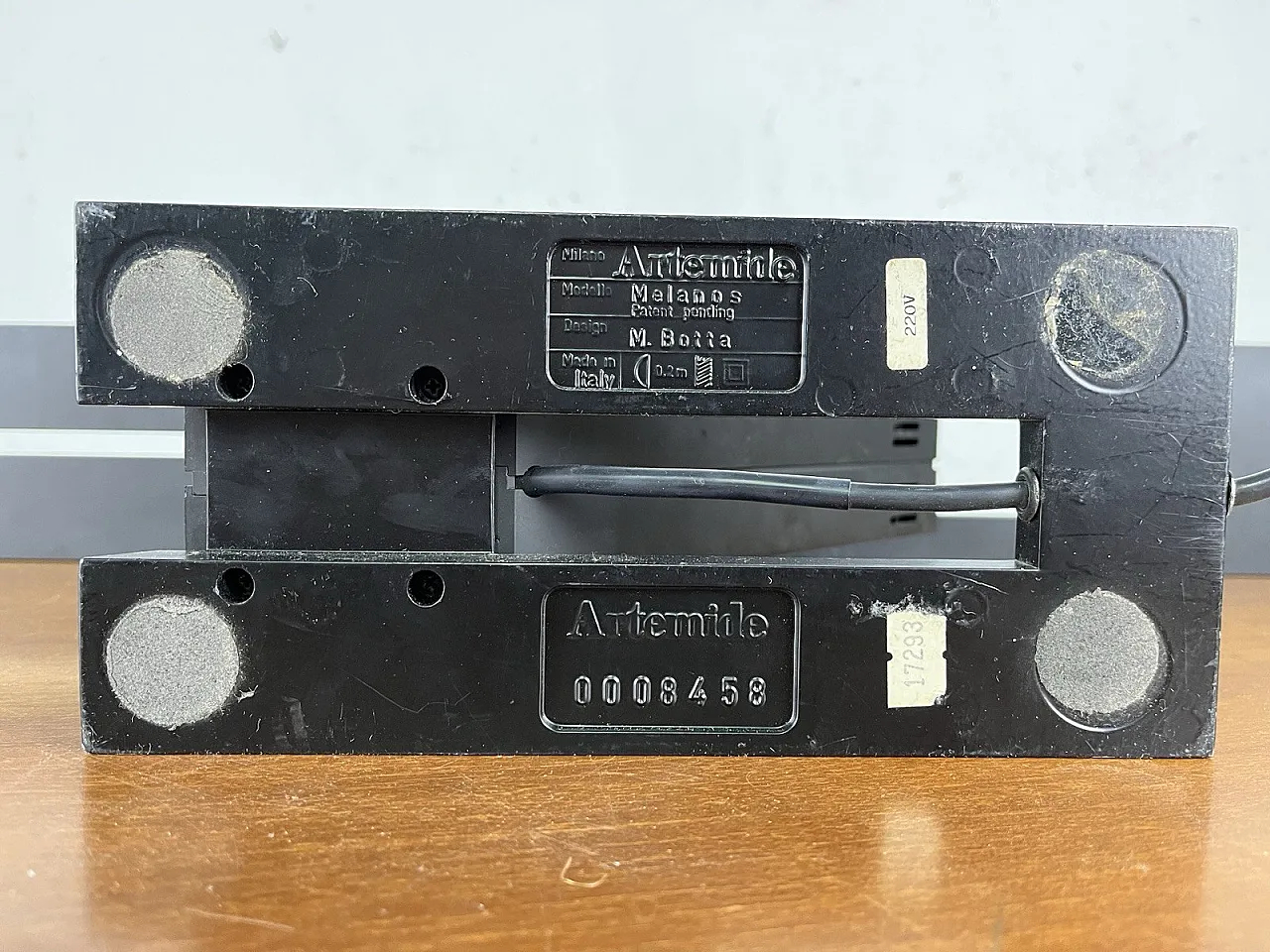 Melanos table lamp by Mario Botta for Artemide, 1980s 12