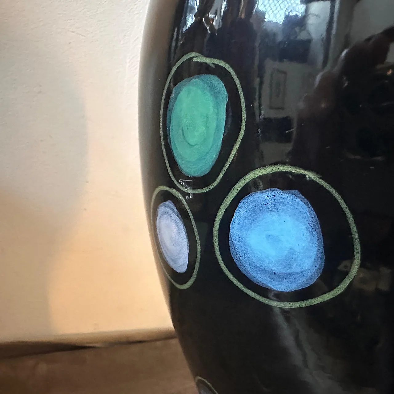 Hand-painted ceramic vase by Gio Ponti, 1960s 4