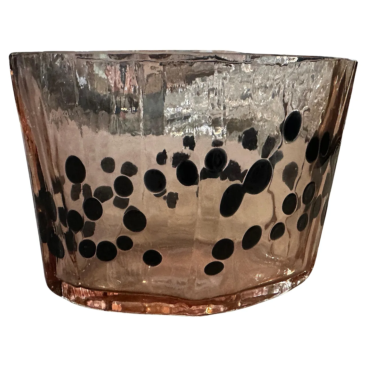 Murano glass vase by Fulvio Bianconi for Venini, 1960s 3