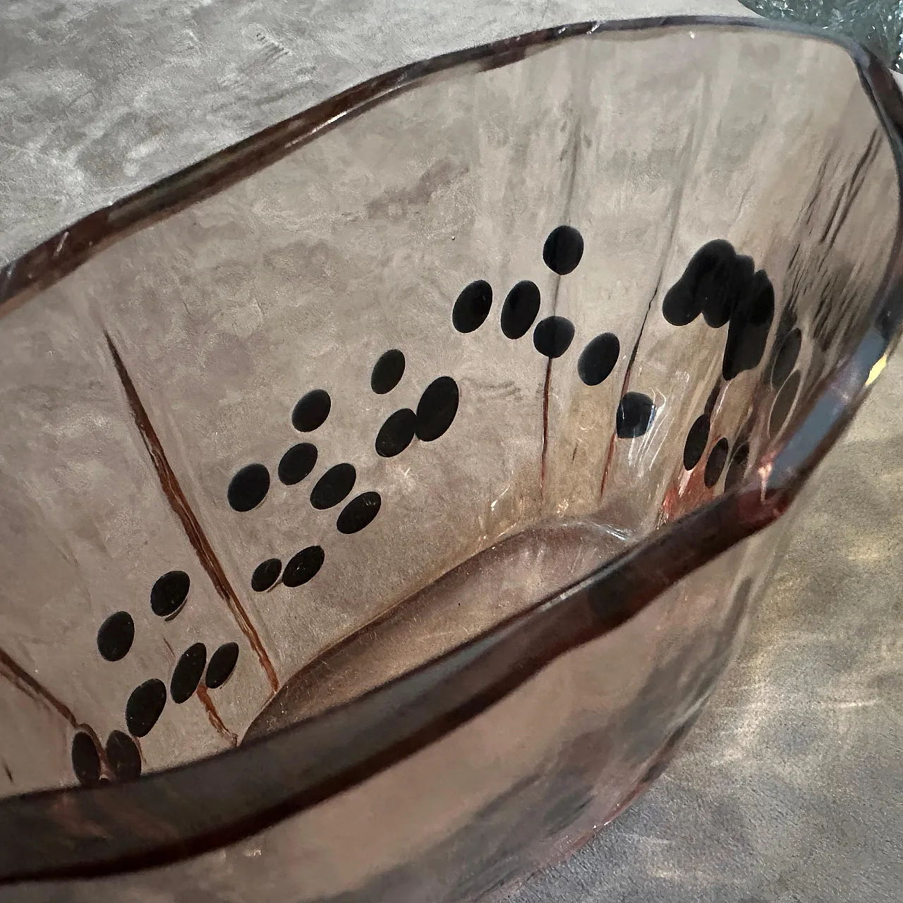 Murano glass vase by Fulvio Bianconi for Venini, 1960s 5