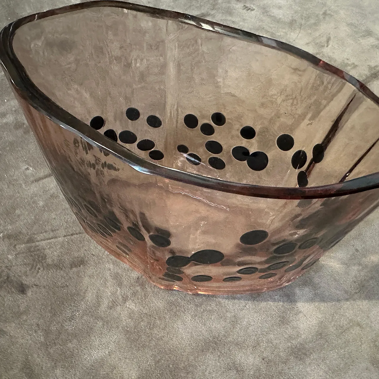 Murano glass vase by Fulvio Bianconi for Venini, 1960s 9