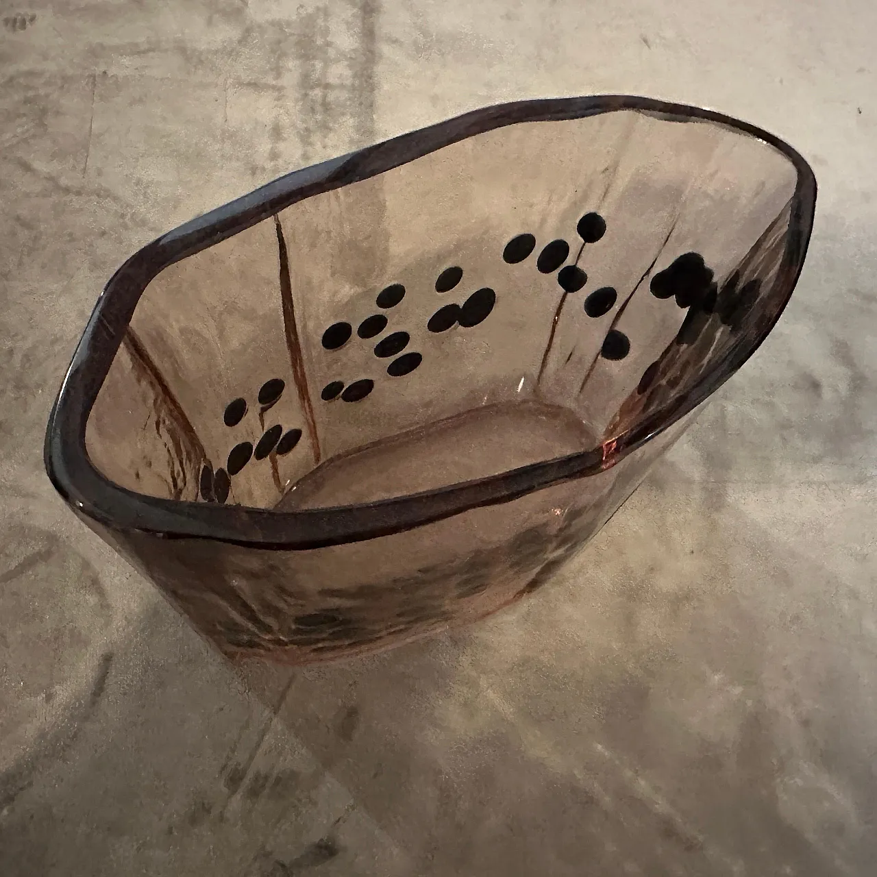 Murano glass vase by Fulvio Bianconi for Venini, 1960s 10